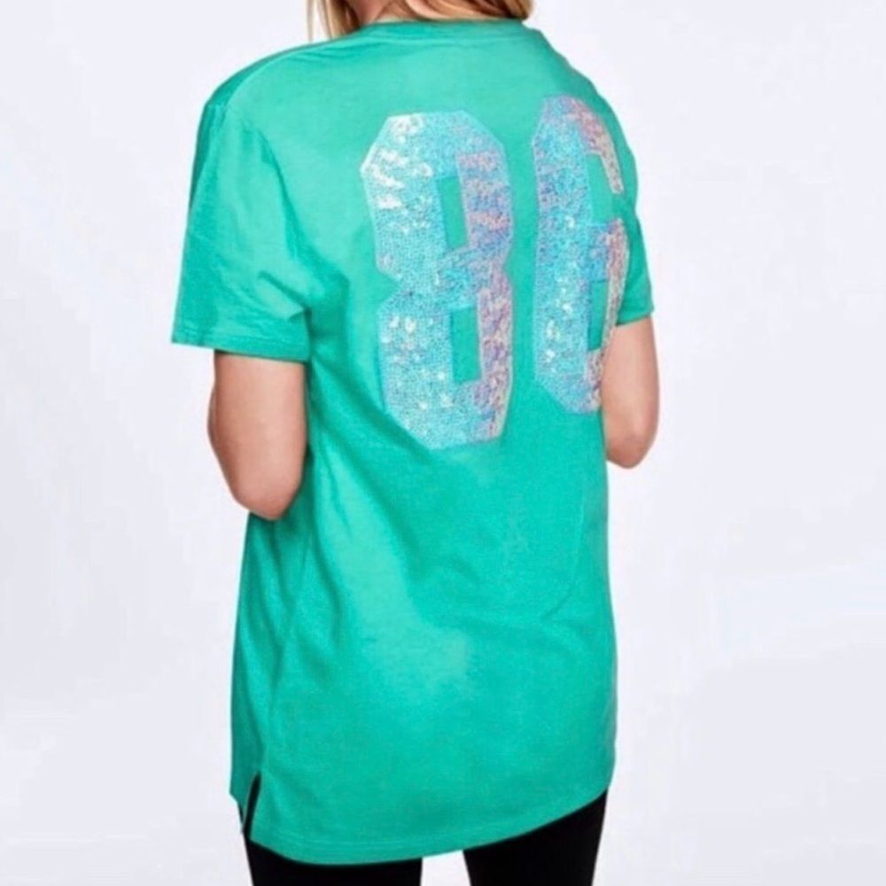 PINK Victoria's Secret Mermaid bling Tshirt M